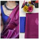 HEAVY KHADI SILK WITH DIGITAL PRINT SAREE thumb 6