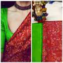 HEAVY KHADI SILK PRINTED SAREE