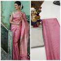 HEAVY KHADI SILK PRINTED SAREE thumb 3