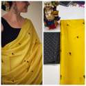 HEAVY KHADI SILK PRINTED SAREE thumb 8