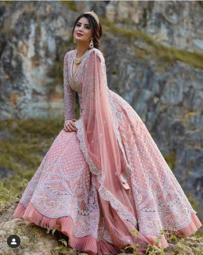 HEAVY SOFT BUTTER FLIY NET WITH EMBROIDERY WORK