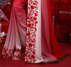 JAPAN SATIN SILK SAREE WITH DIGITAL PRINT