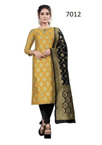 JAQUARD UNSTICHTED DRESS MATERIAL WITH DUPATTA