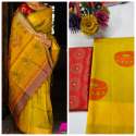 KHADI SILK DIGITAL PRINTED SAREE thumb 10