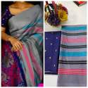 KHADI SILK DIGITAL PRINTED SAREE thumb 5