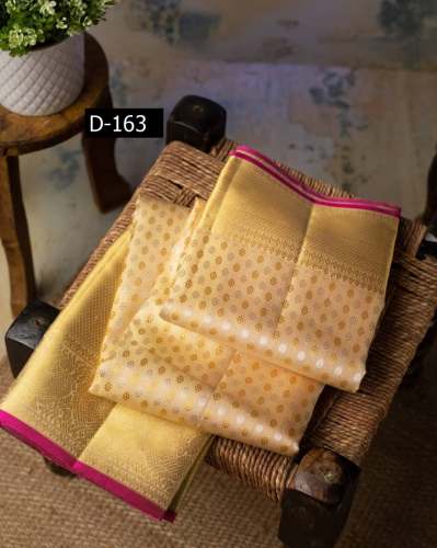 KOTA SILK SAREE WITH GOLDEN BORDER 