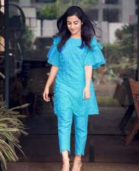 KURTI WITH PANT SET COTTON KURTI WITH MOTI WORK