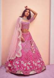  LEHNGA CHOLI TAPETA SATIN WITH  EMBROIDERY WORK
