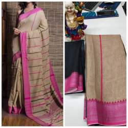  SOFT LINEN COTTON SILK DIGITAL PRINT SAREE 