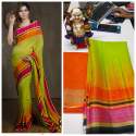  SOFT LINEN COTTON SILK DIGITAL PRINT SAREE  thumb 13