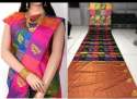 LINEN SAREE WITH DIGITAL PRINT WORK thumb 3