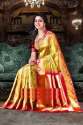 LINEN SAREE WITH DIGITAL PRINT WORK thumb 4