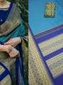 LINEN SAREE WITH DIGITAL PRINT WORK thumb 9