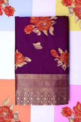 SOFT LICHI SILK WITH JACQUARD PALLU