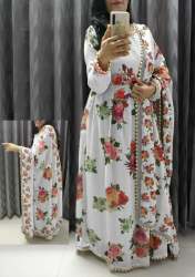 LONG DRESS WITH DUPPTTA SILK WITH DIGITAL PRINT