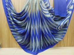 PRINTED GEORGETTE SAREE WITH BLOUSE
