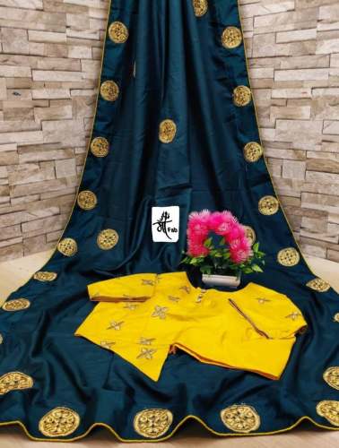 PURE DOLLA FABRIC WITH HEAVY BORDER 