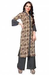HEAVY RAYON PRINTED KURTI PLAZO