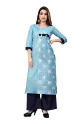 REYON PRINTED KURTI PLAZO 