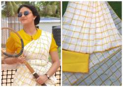 sana silk chex saree