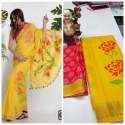 SOFT LINEN COTTON SILK SAREE thumb 4
