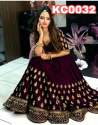 VELVET LEHNGA WITH HEAVY EMBROIDERY WORK thumb 3