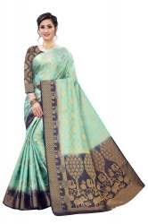 BABY ELEPHANT V2 BANGALORI SOFT SILK PALLU SAREE