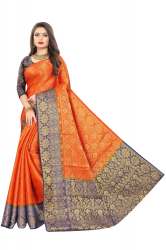  BANYAN BANGALORI SOFT SILK RICH PALLU SAREE