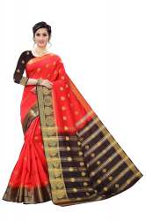 DRAGON FRUITE BANGALORI SOFT SILK RICH PALLU SAREE
