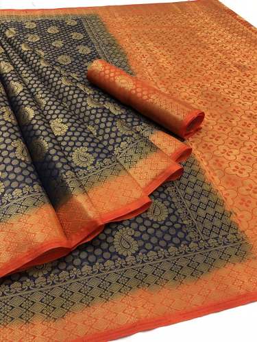 MANGO BANGALORI SOFT SILK RICH PALLU SAREE