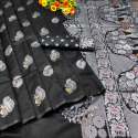 Silver Zari Work Silk Saree thumb 1