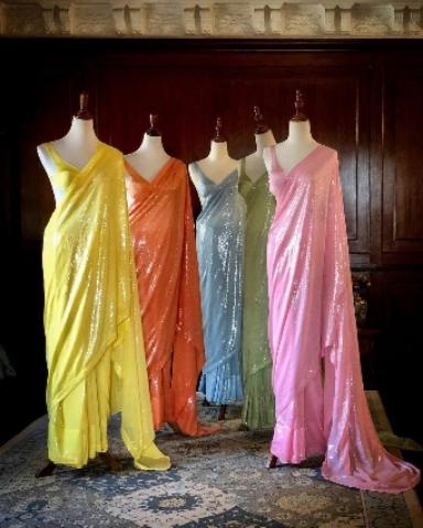 ADT WORD NEW DESIGNER SEQUENCE SAREE*