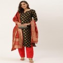 BANARASI SILK SUIT  thumb 1