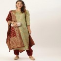 BANARASI SILK SUIT  thumb 3