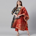 BANARASI SILK SUIT  thumb 6