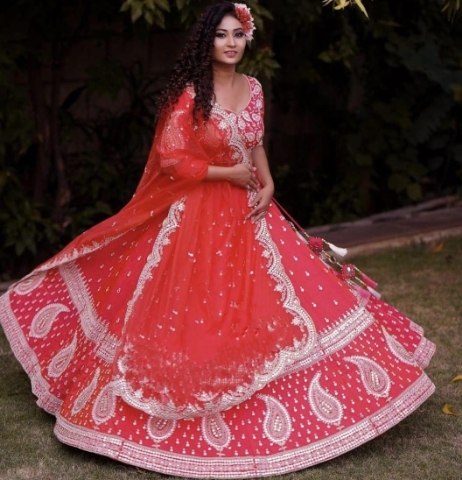 BANGALORI SATIN SILK EMBROIDERY WORK CHOLI 