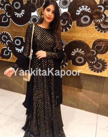 BROCADE LONG GOWN WITH DUPATTA 
