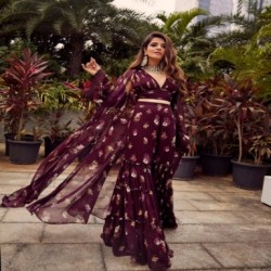 DESIGNER LEHENGA CHOLI IN WESTERN LOOK