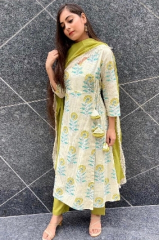 DESIGNER PARTY WARE DRESS WITH DUPATTA 