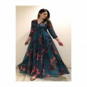DESIGNER PARTY WARE PRINTED GOWN 
