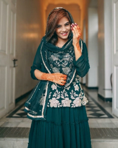 DESIGNER PARTYWEAR TOP LAHENGA COLLECTION 