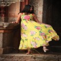 DESIGNER YELLOW GOWN  thumb 2