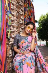 FANCY SAREE WITH BEAUTIFUL DIGITAL PRINT