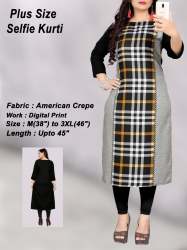 HEAVY AMERICAN CREPE KURTI