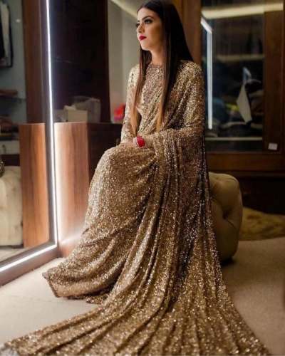 HEAVY SEQUENCE DESIGNER SAREE