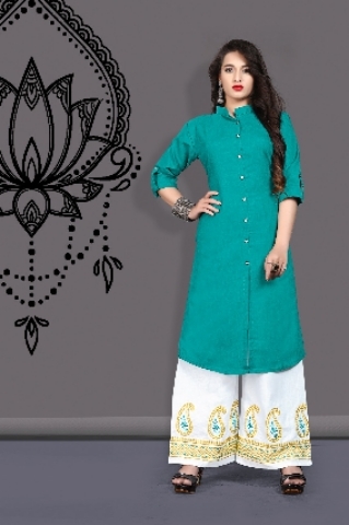 KURTI WITH PLAZOO 