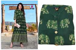 LONG GOWN IN REYON FABRIC