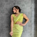 NEW DESIGNER PARTY WEAR SAREE COLLECTION  thumb 3
