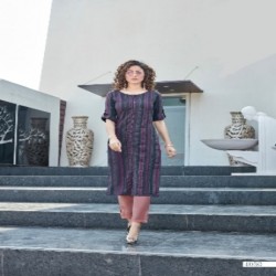 POLI REYON DIGITAL PRINTED KURTI 