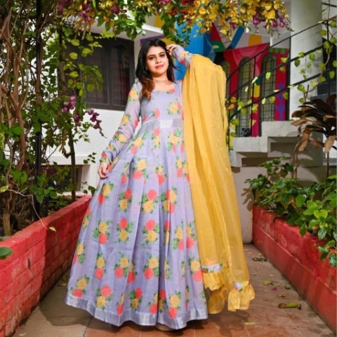 PRINTED ANARKALI GOWN COLLECTION 